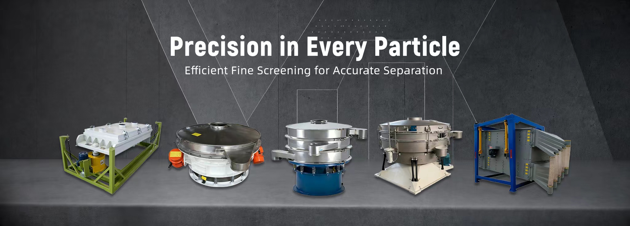 Fine screening equipment